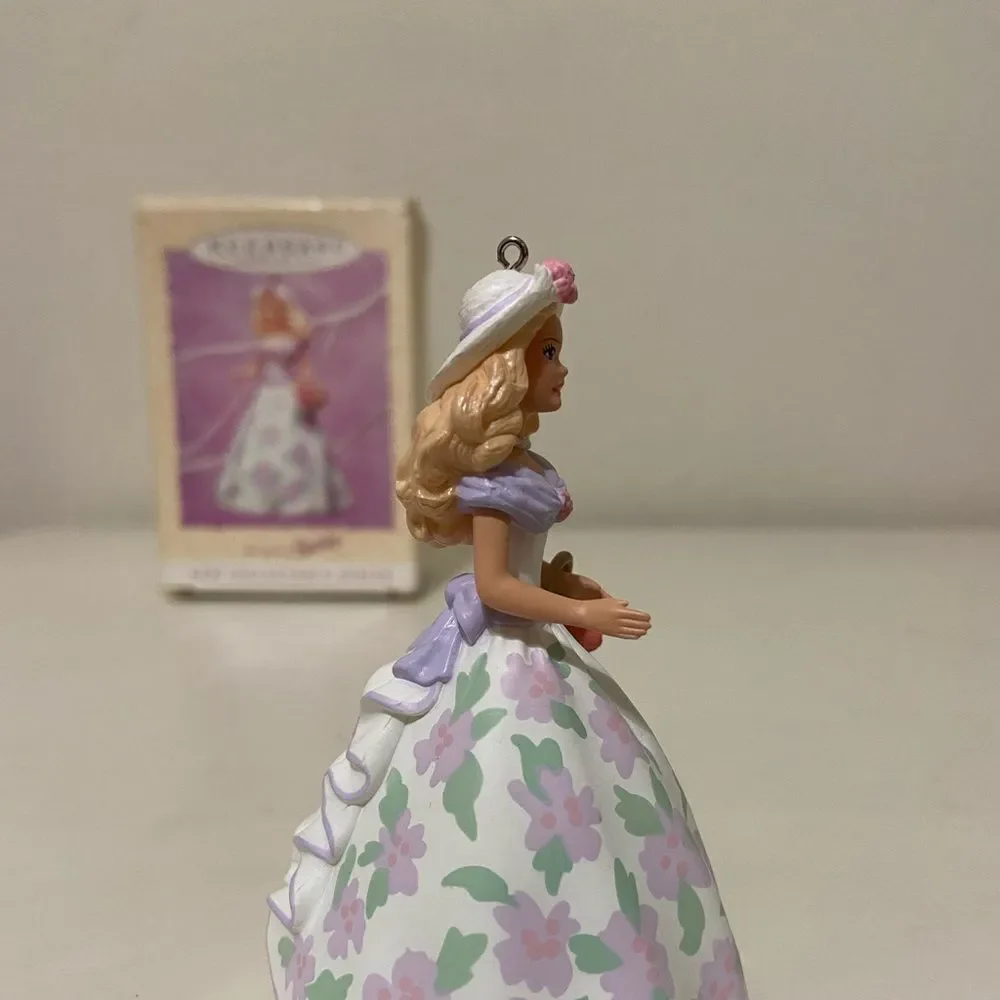 Hallmark Springtime Barbie Keepsake Ornament 1995 Easter Collection Series 1
